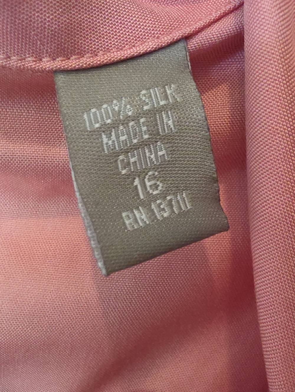 NWOT Kate Hill Pink Sleeveless Wrap Blouse with Side Tie - Picture 8 of 9